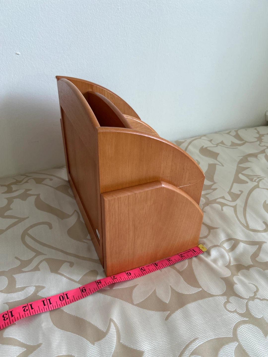 Wooden Desk Organizer with Drawer - photo 3