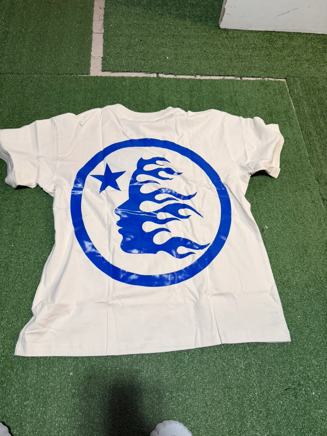 HELLSTAR White Graphic T-Shirt Size L - photo 2