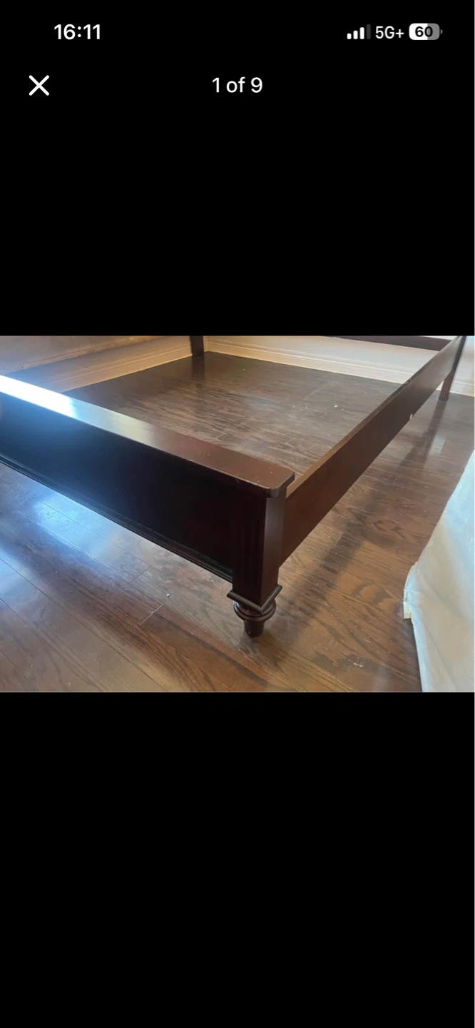 King size bed set