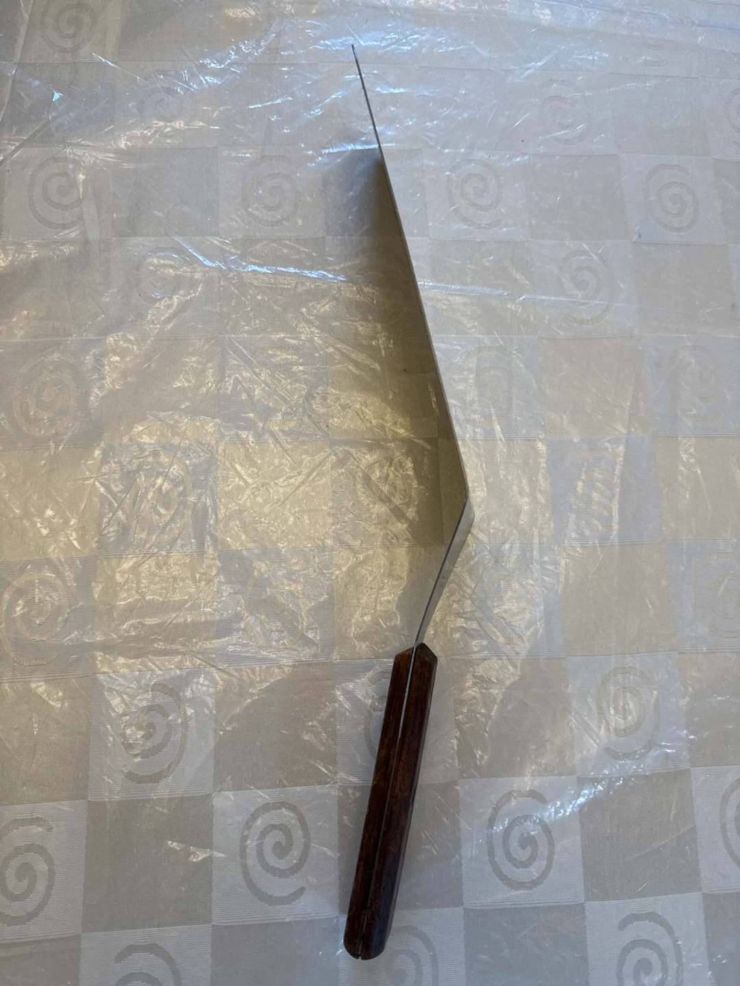 Stainless Steel Spatula with Wooden Handle(good condition) - photo 4