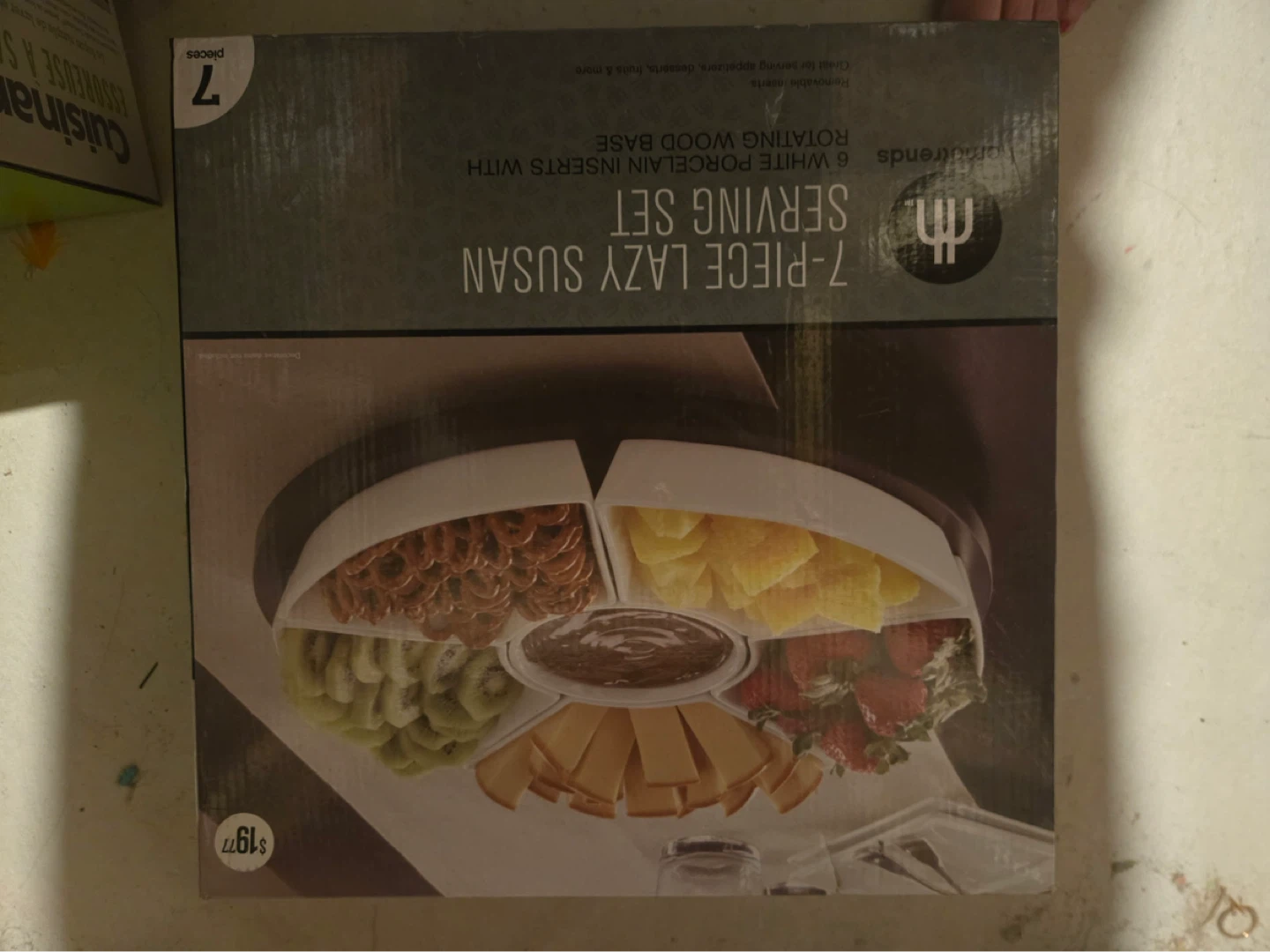 Lamotrends 7-Piece Lazy Susan Serving Set