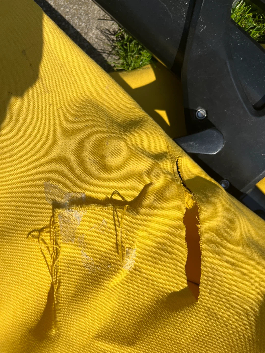 Yellow Patio Umbrella Canopy Frame Repair Parts - photo 3