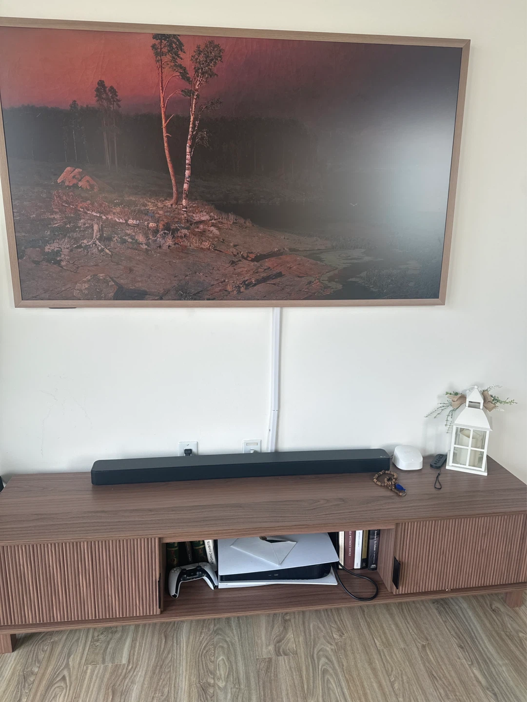 Wooden TV stand - photo 3