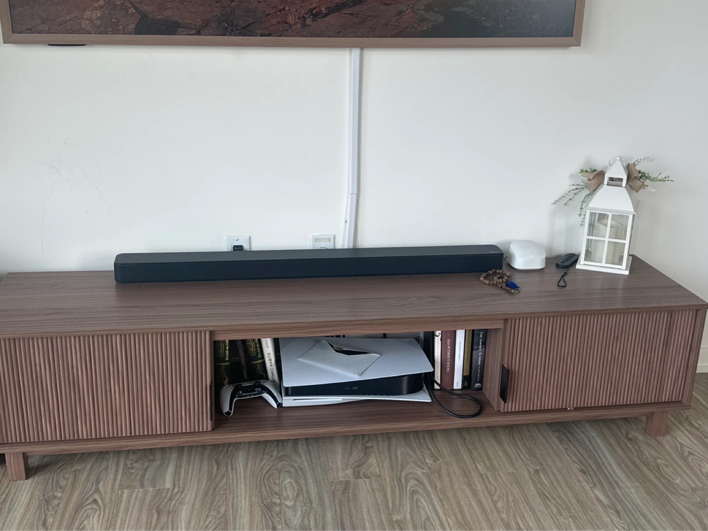 Wooden TV stand - photo 2