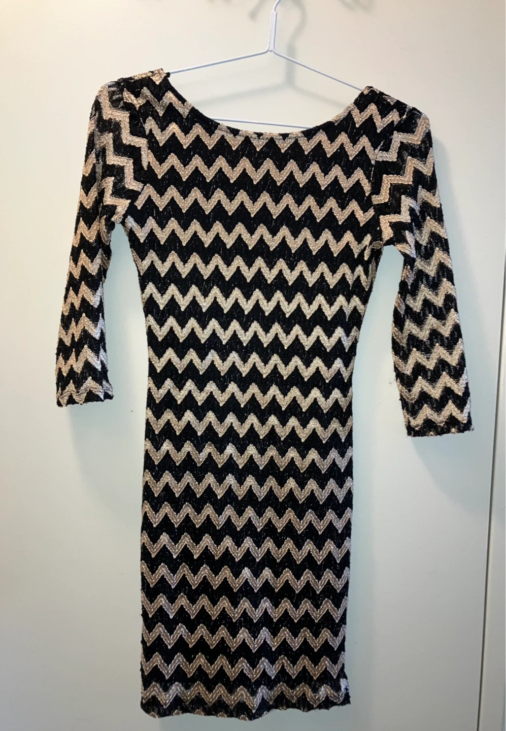 Forever 21 Chevron Print Dress - Size S