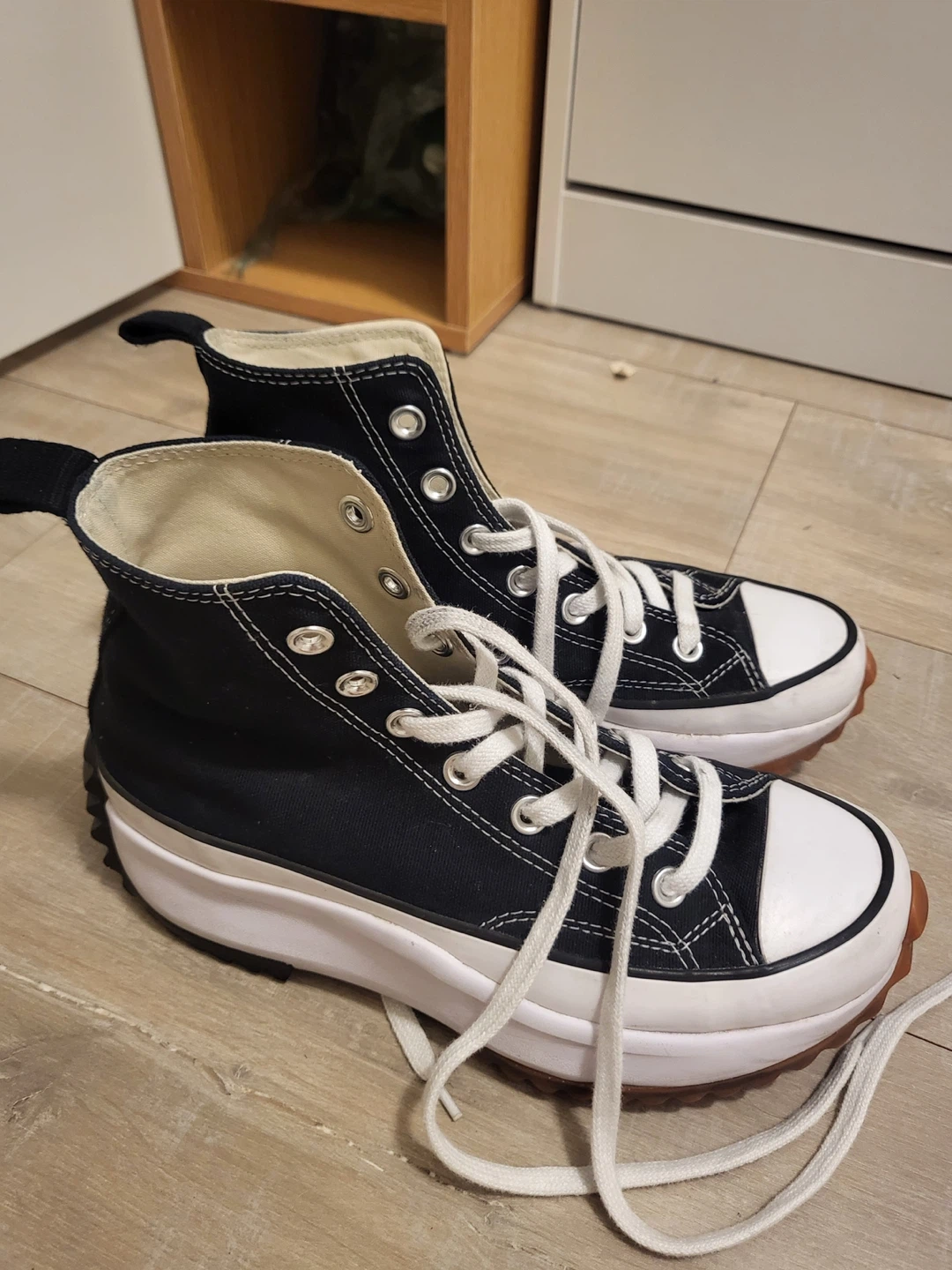 Converse Run Star Hike High Top Sneakers - Black