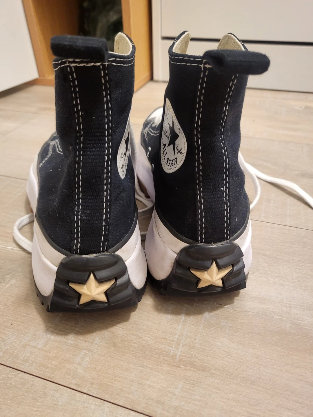 Converse Run Star Hike High Top Sneakers - Black - photo 3
