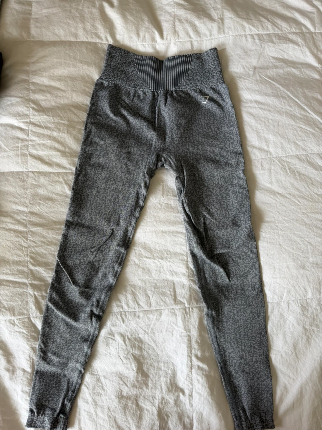 Gymshark Grey Marl Seamless Leggings Size S - photo 2