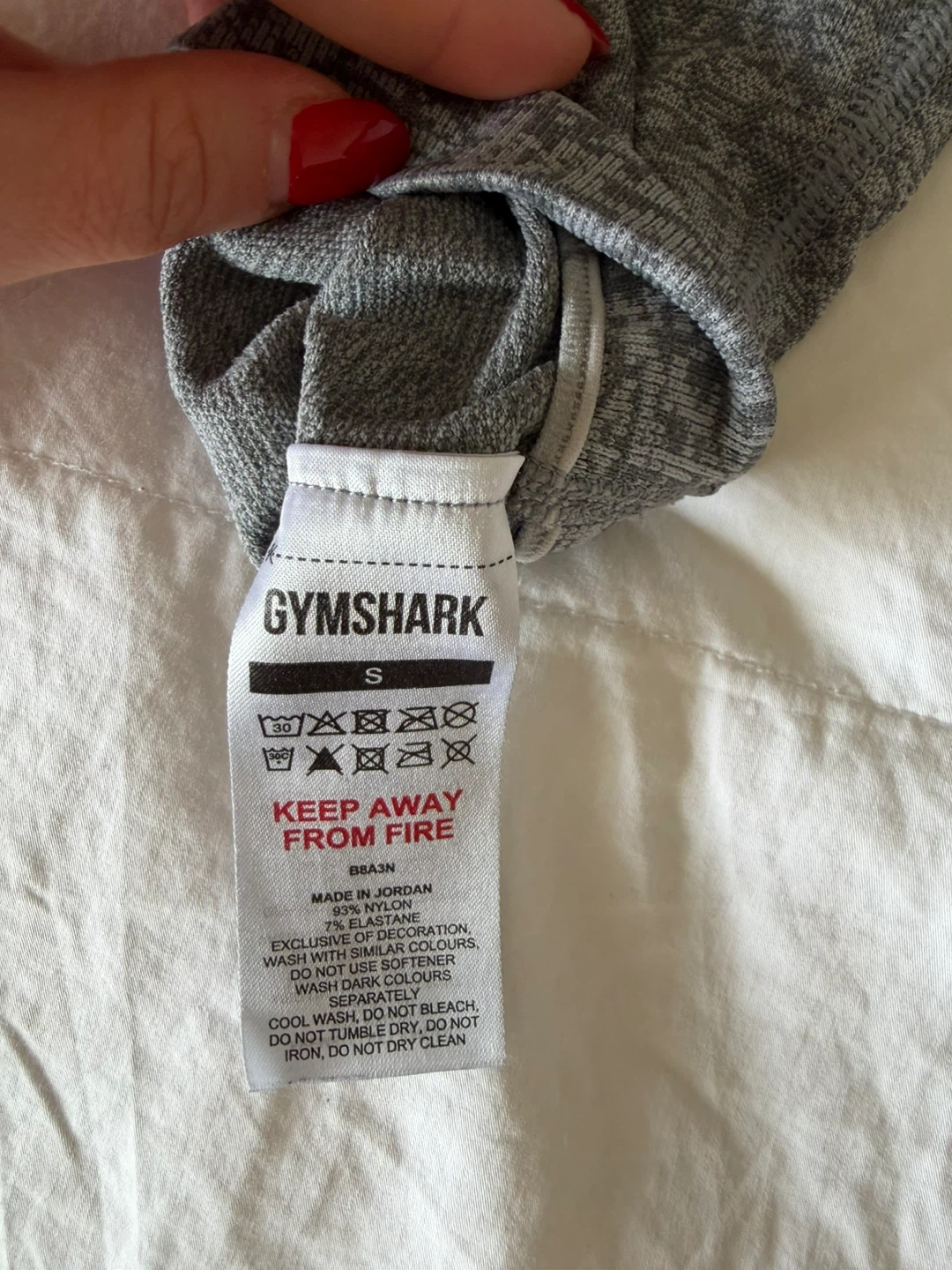 Gymshark Grey Marl Seamless Leggings Size S - photo 3