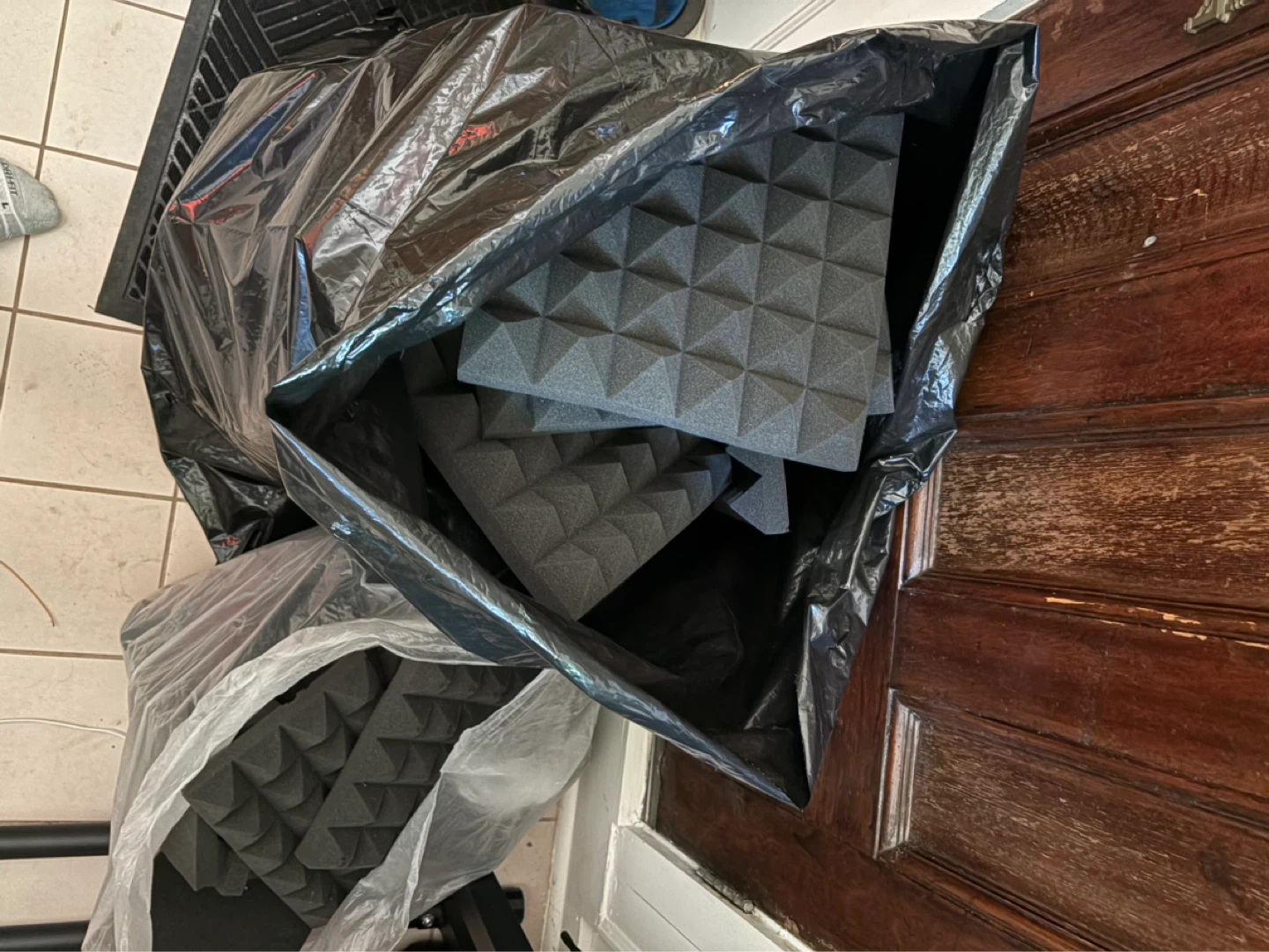 Big bag of acoustic foam