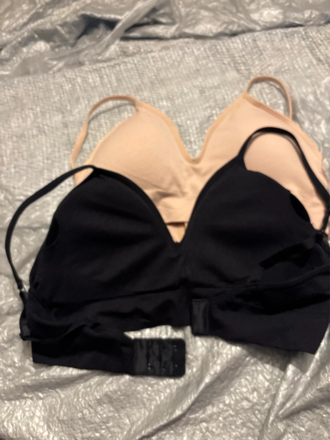 NWOT DKNY Sports Bras - Black & Nude (M/M) - photo 3