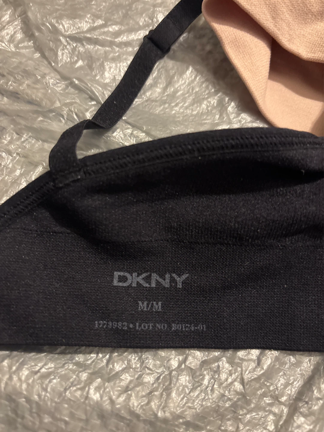NWOT DKNY Sports Bras - Black & Nude (M/M) - photo 2