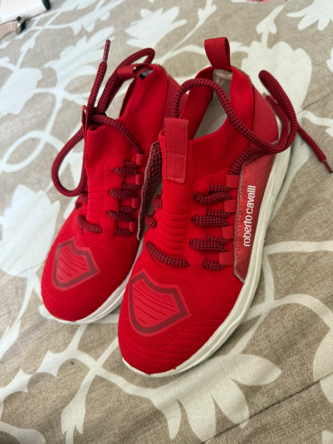 Roberto Cavalli Red Sneakers