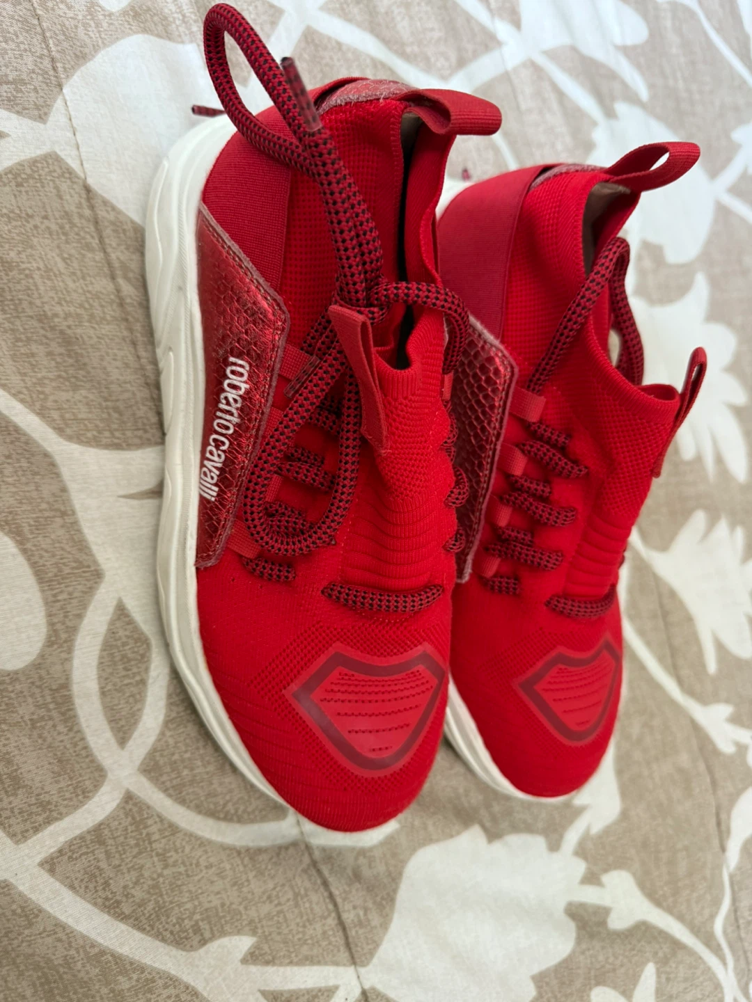 Roberto Cavalli Red Sneakers - photo 2