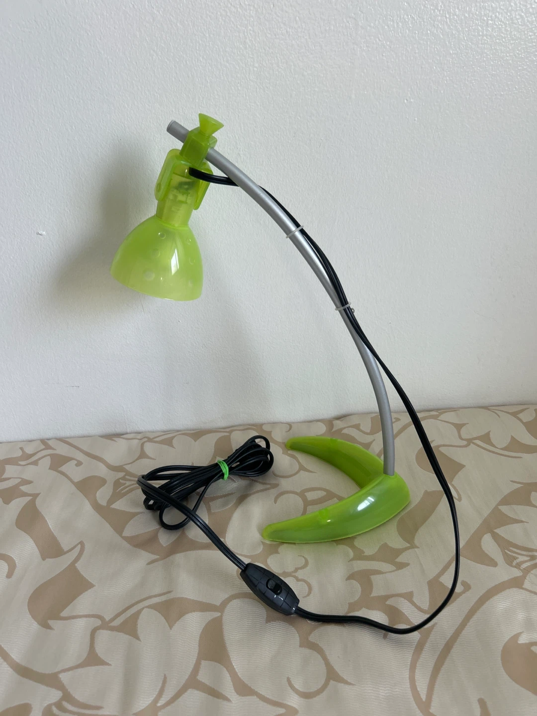 Lime Green Desk Lamp with Adjustable Arm
