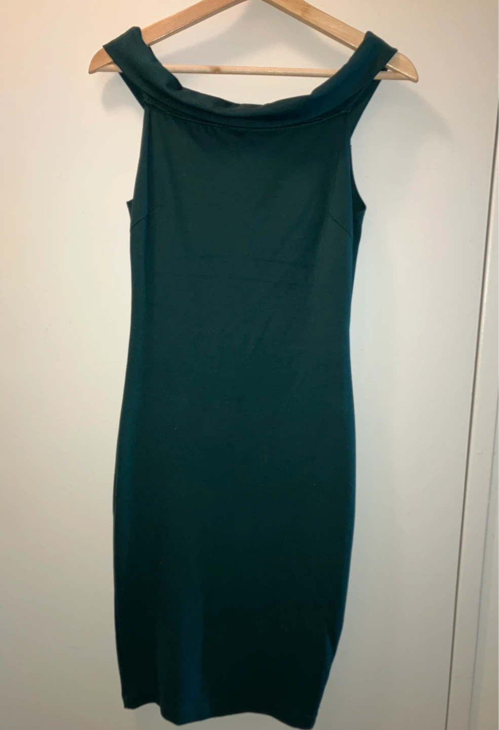Women's Teal Off-the-Shoulder Bodycon Dress