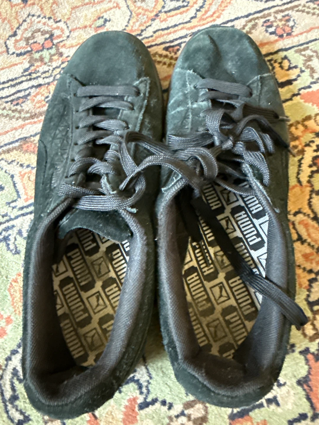 Men’s Puma Suede Sneakers - Black