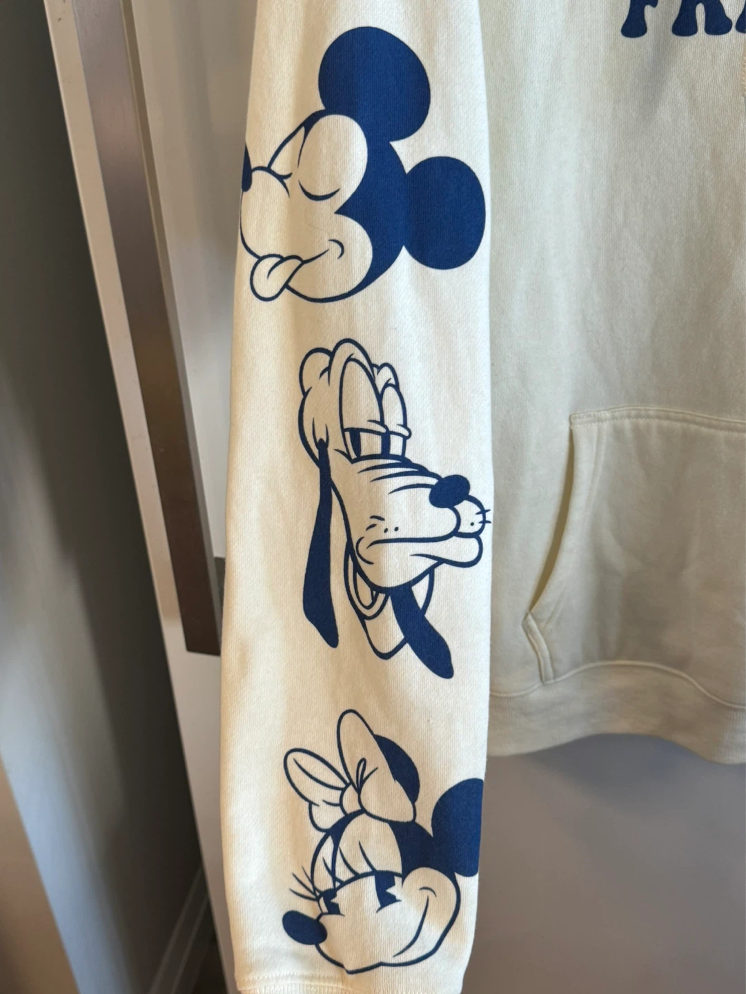 Disney Mickey and Friends Cream Hoodie - Size S - photo 4
