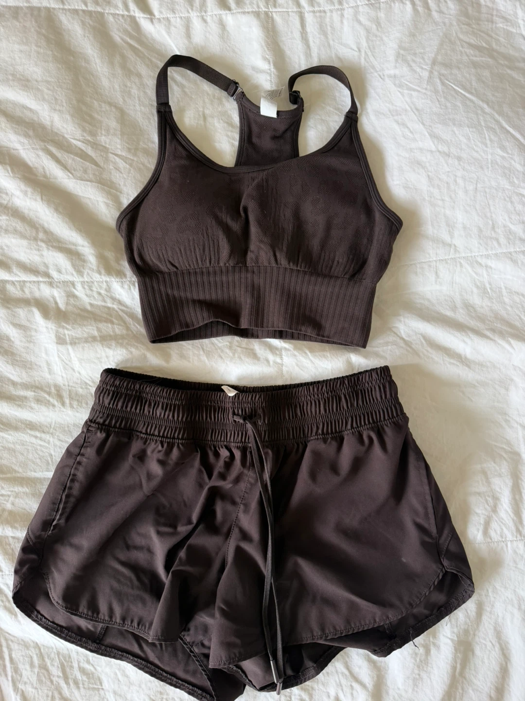 Shorts & Sports Bra Set