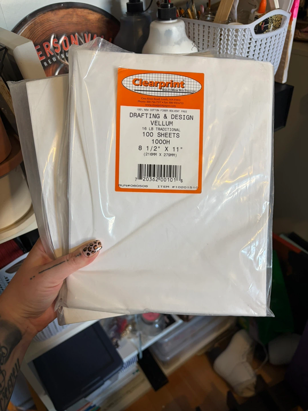 ClearPrint Drafting & Design Vellum 100 Sheets