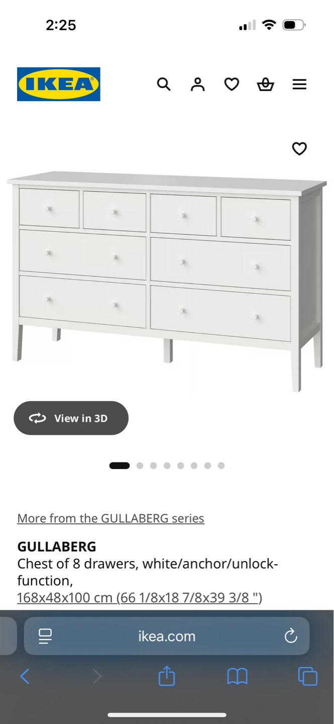 White ikea dresser - photo 4