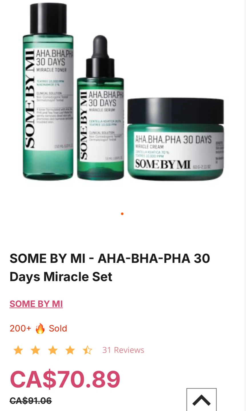 New SOME BY MI Set - Toner & Serum & Moisturizer - photo 3
