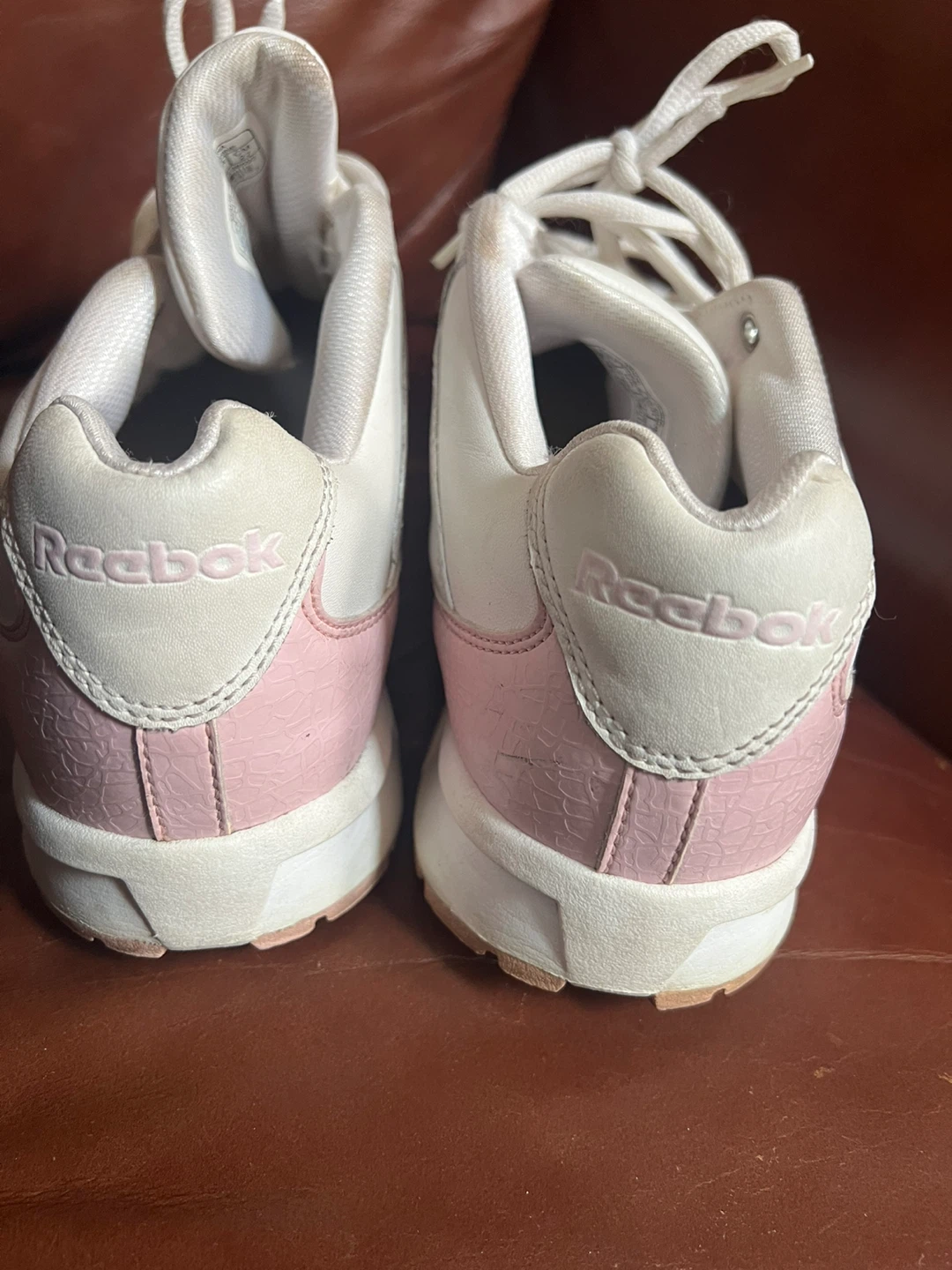 White and Pink Reebok Women's Athletic Shoes - photo 4