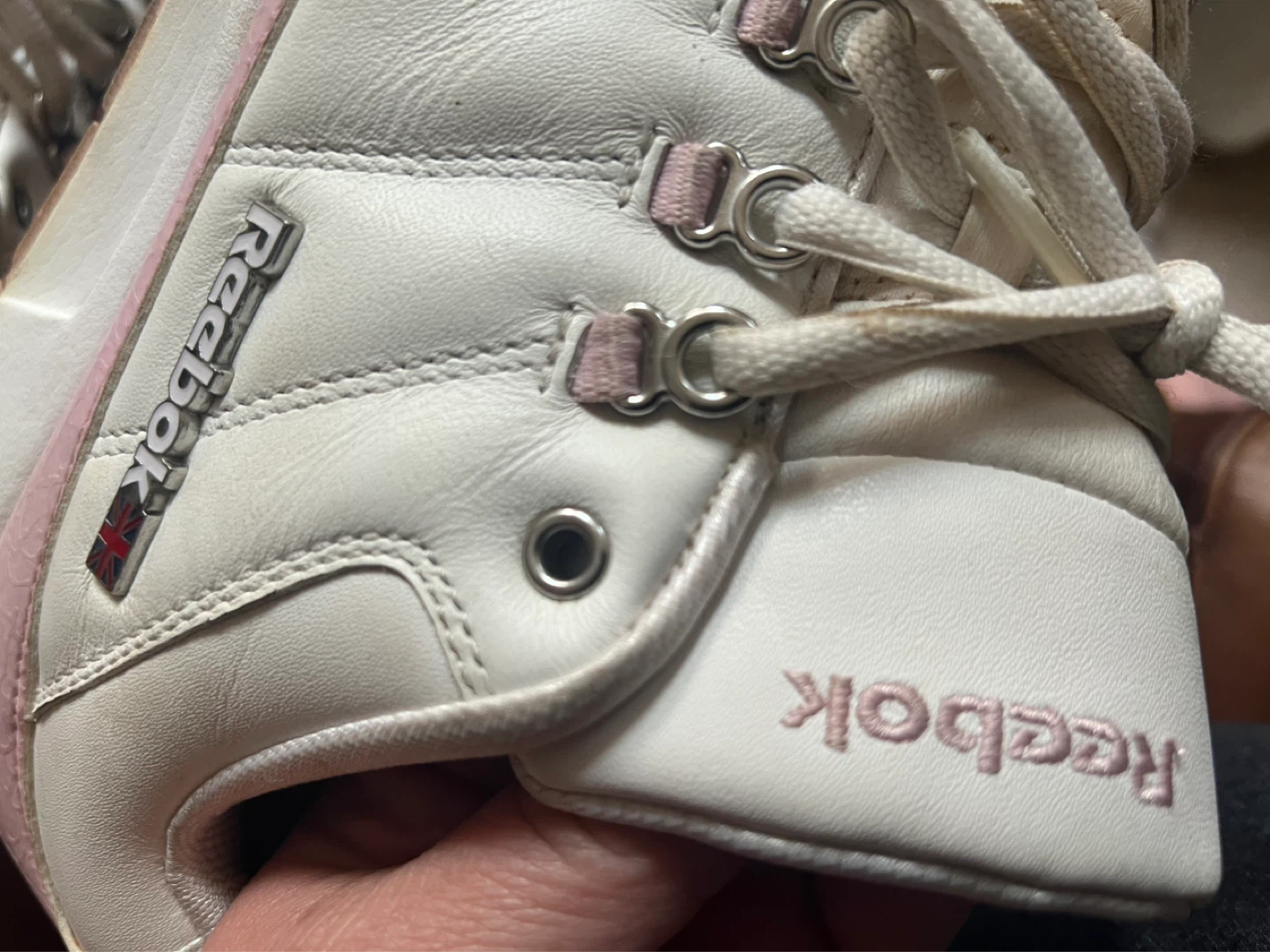 White and Pink Reebok Women's Athletic Shoes - photo 2