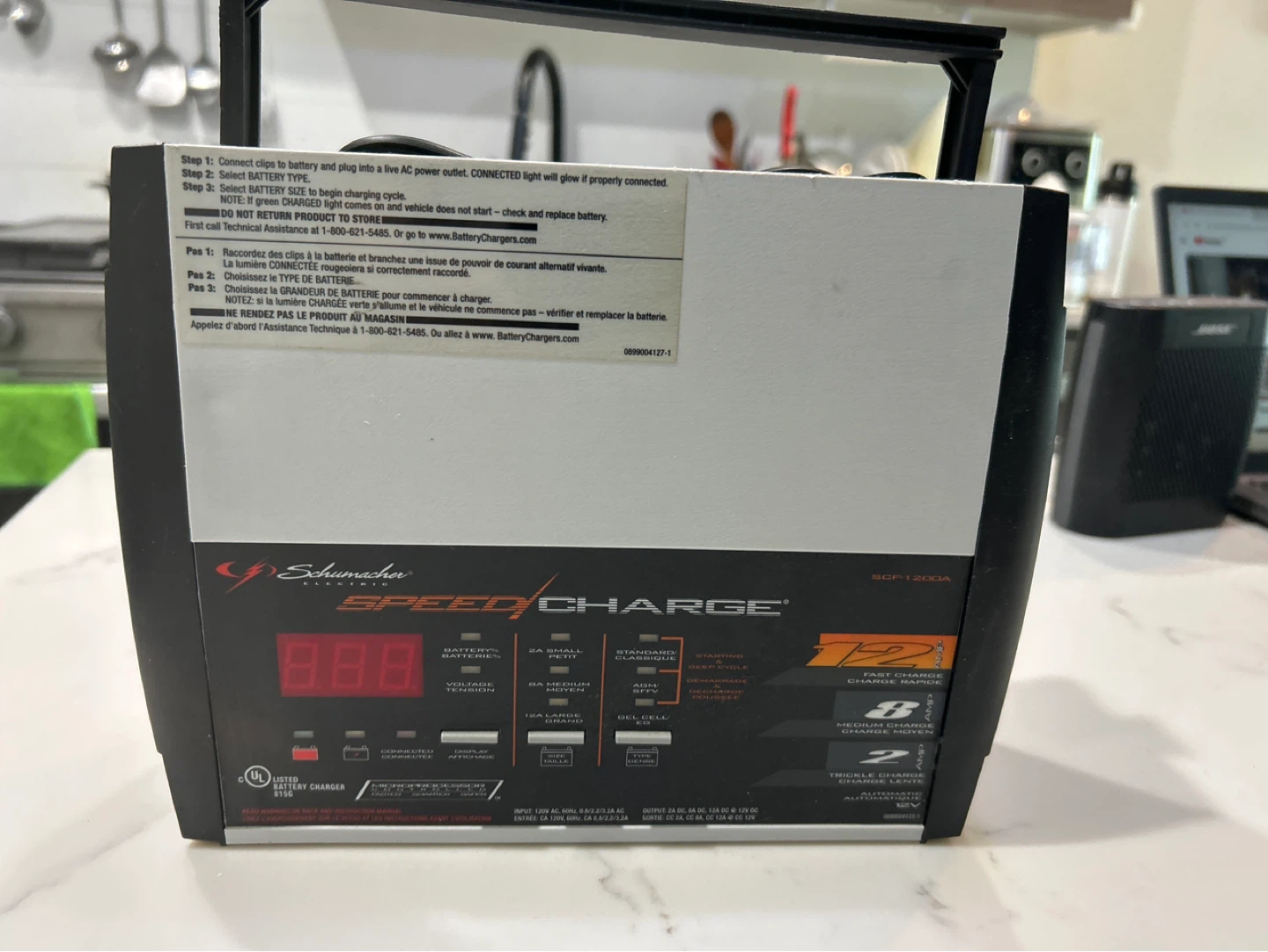 Schumacher SpeedCharge SC1200A Battery Charger
