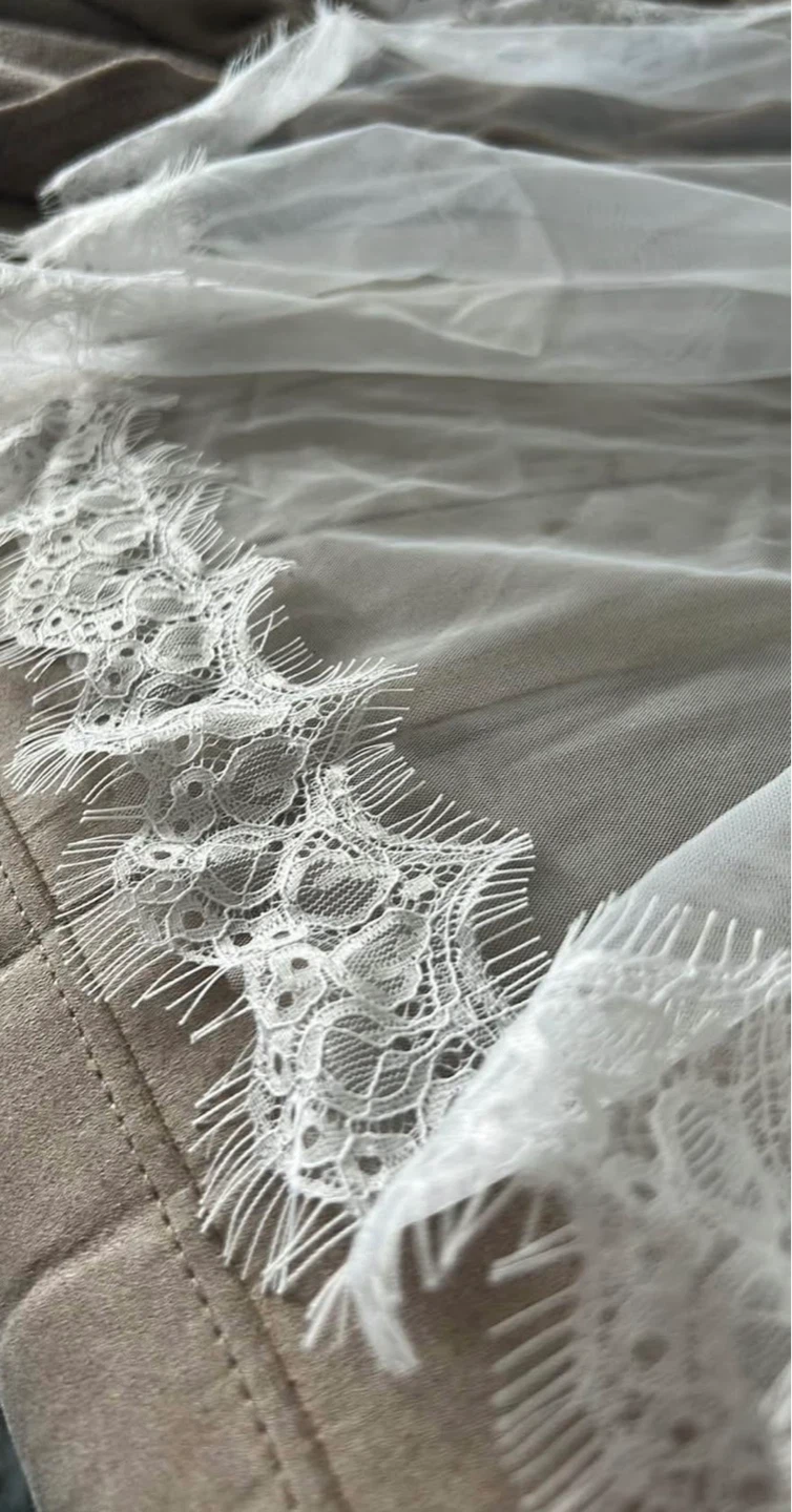 Lace fingertip veil - photo 5