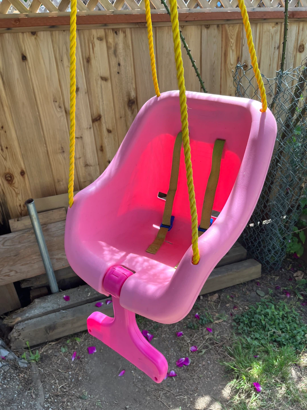 Little Tikes Pink Infant Swing Seat with Harness