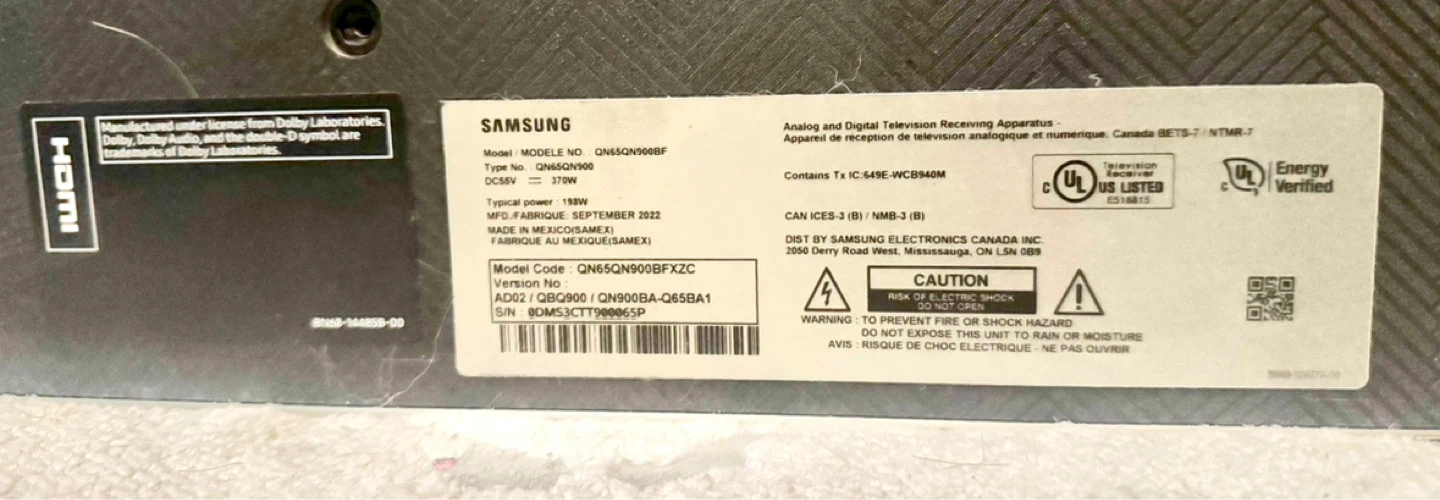 65-inch Samsung Neo QLED 8K TV with one connect - photo 5