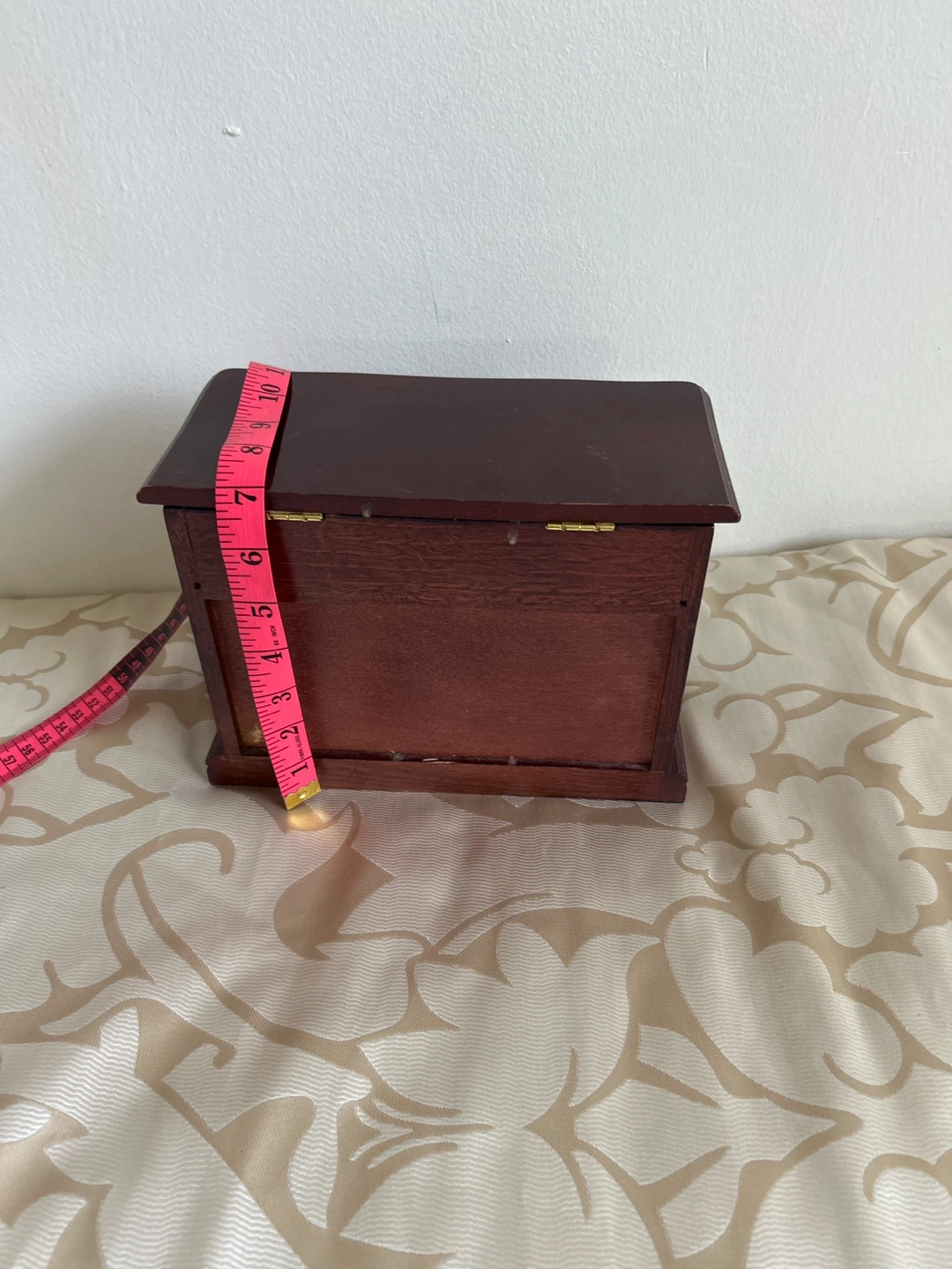 Wooden Jewellery Box with Mirror and Drawer - photo 5