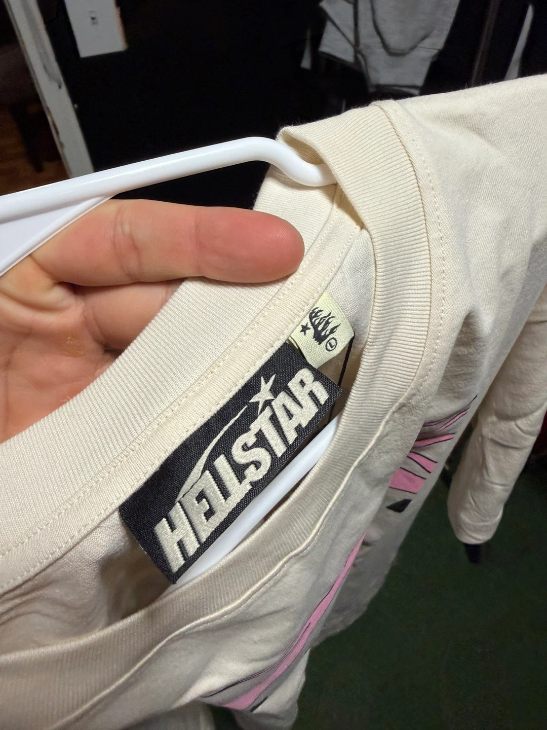 Hellstar "POP" T-Shirt Cream Size M - photo 4
