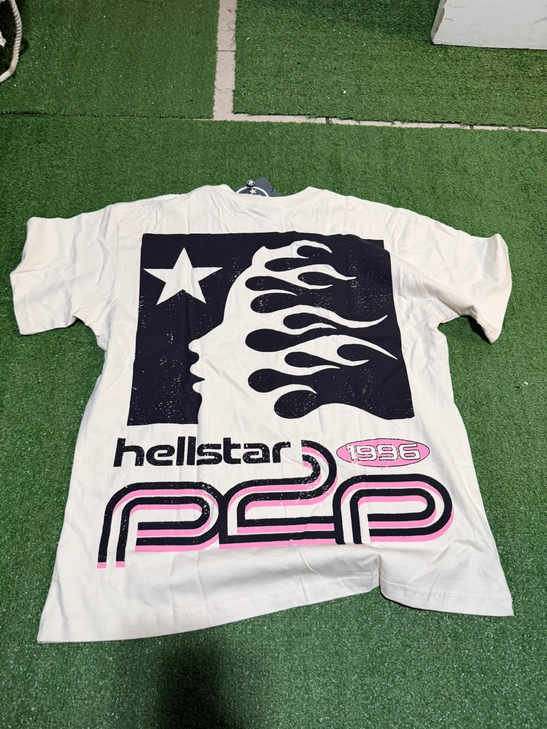 Hellstar "POP" T-Shirt Cream Size M - photo 2