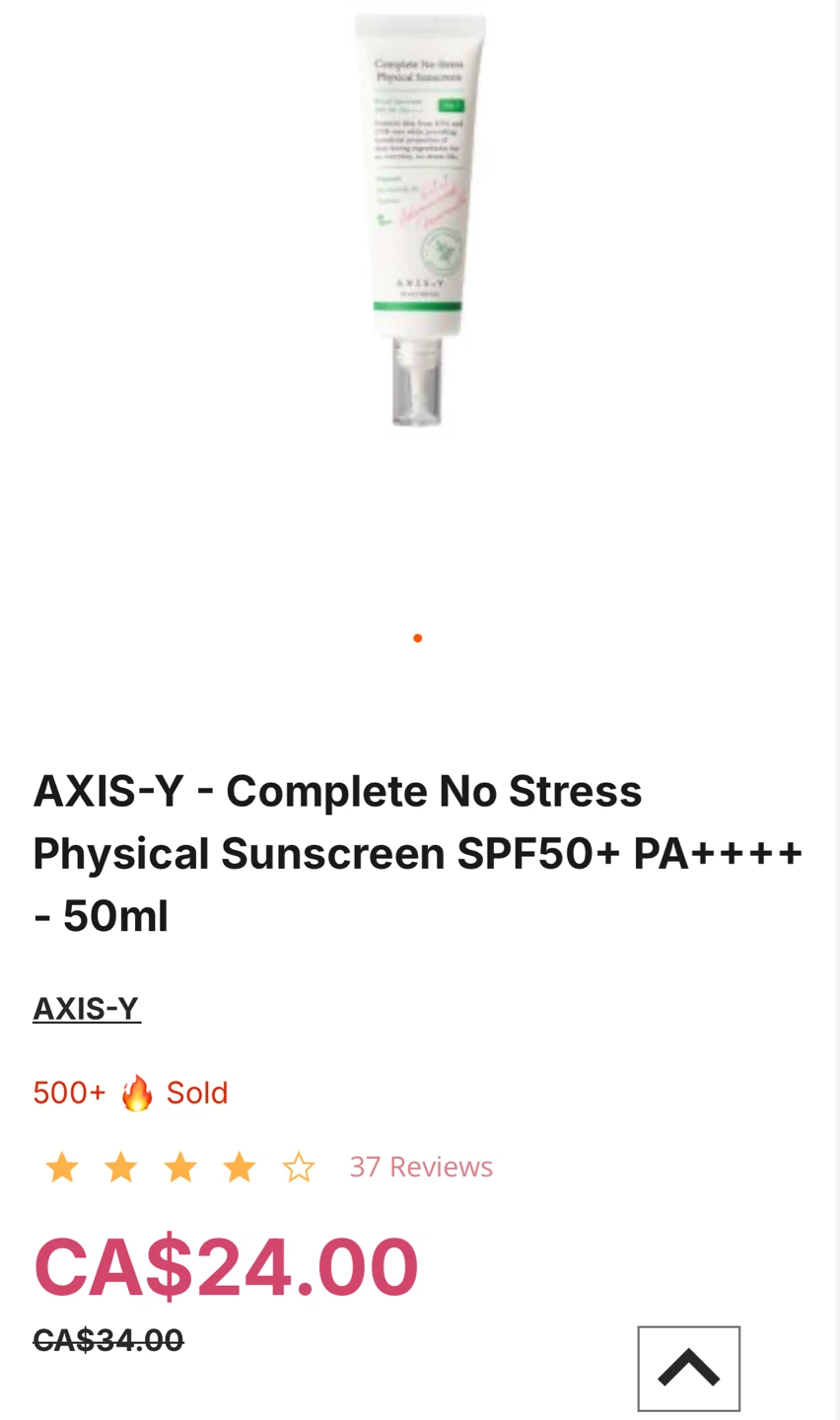 Brand new AXIS-Y Sunscreen SPF50+ 50ml - photo 5