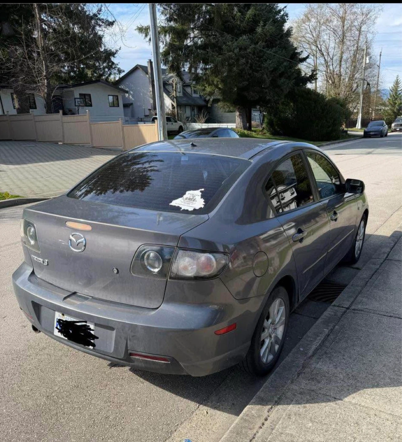2008 Mazda 3 Grey Sedan - photo 3
