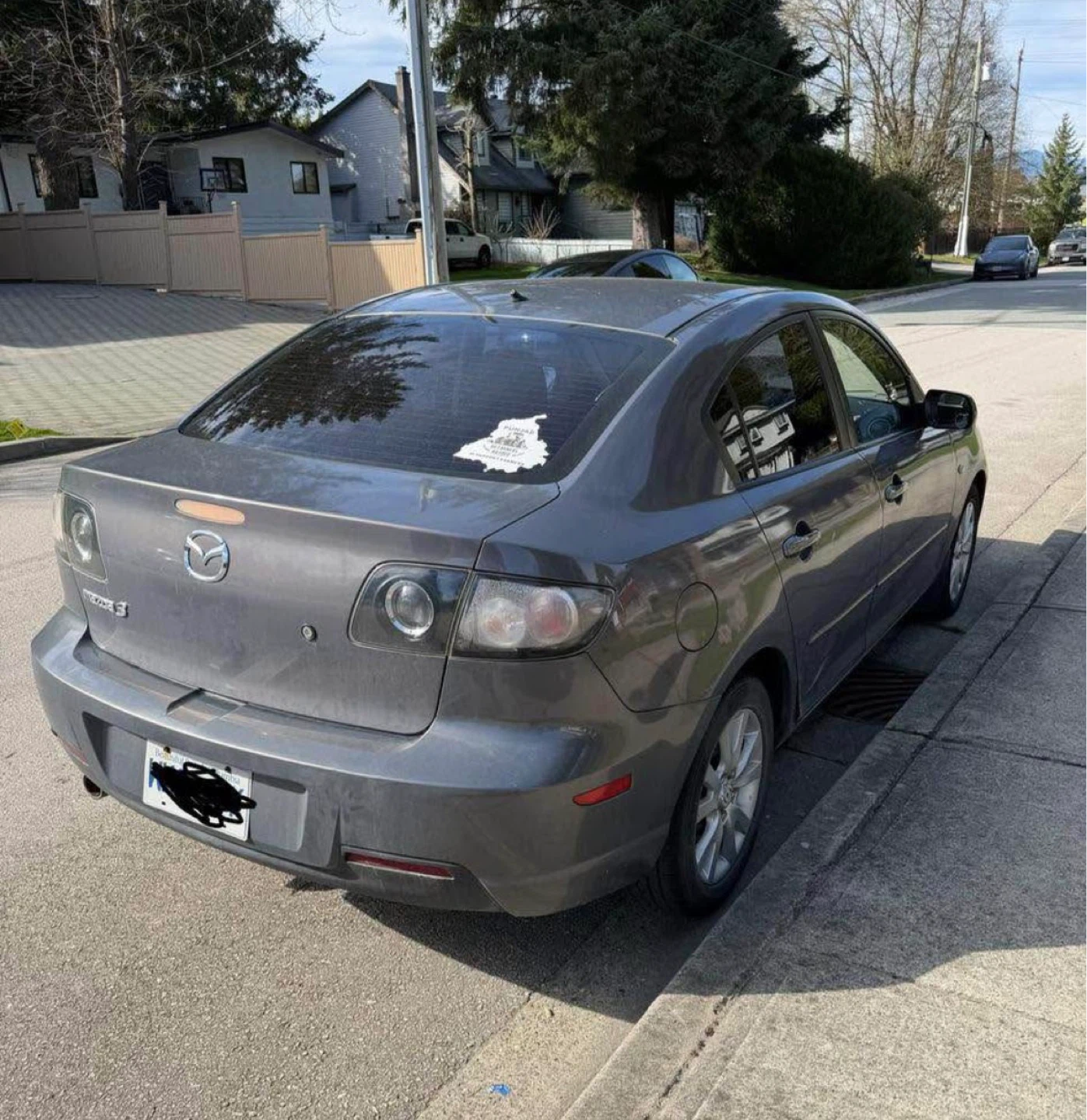 2008 Mazda 3 Grey Sedan