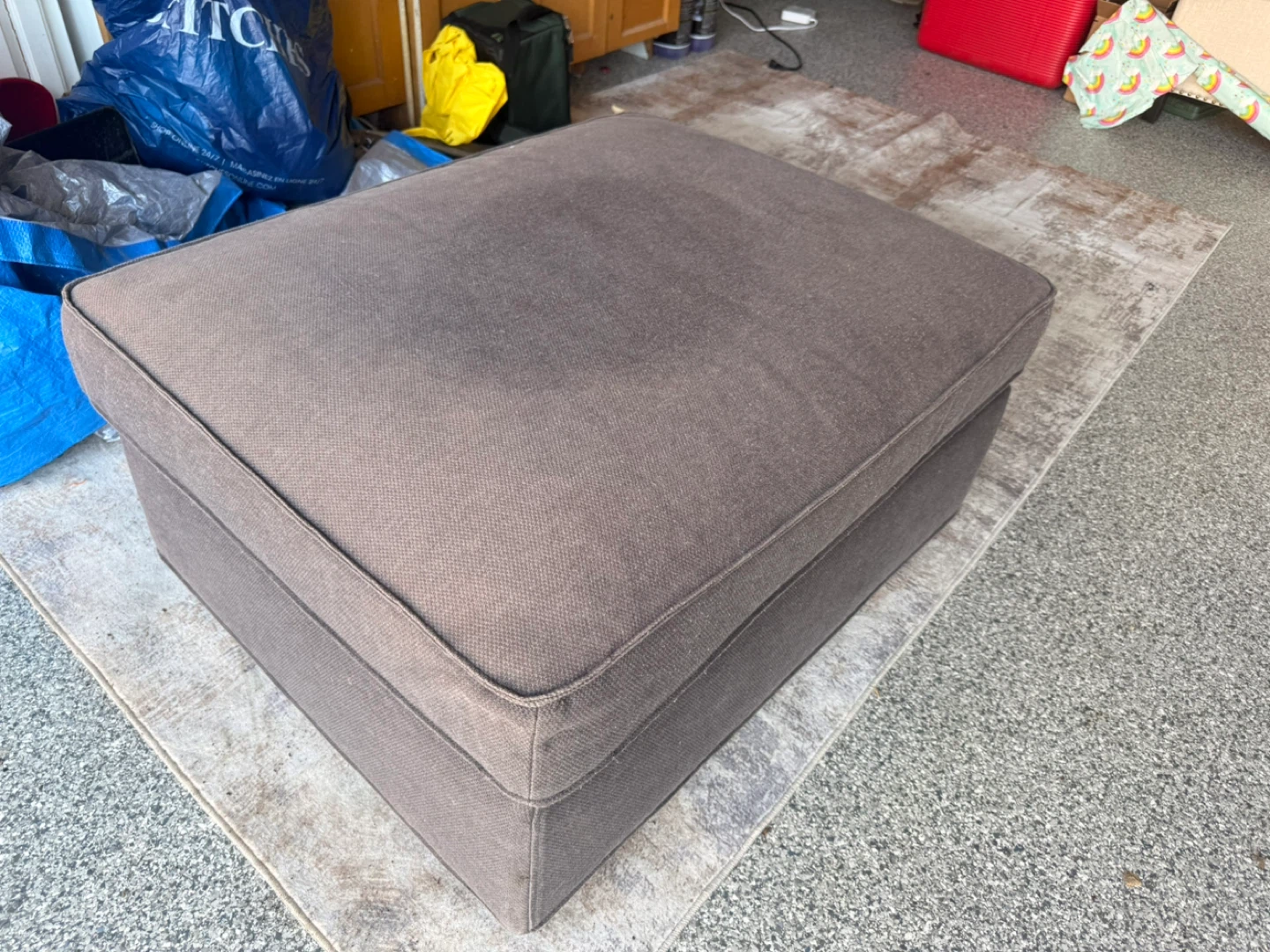 Grey Ottoman