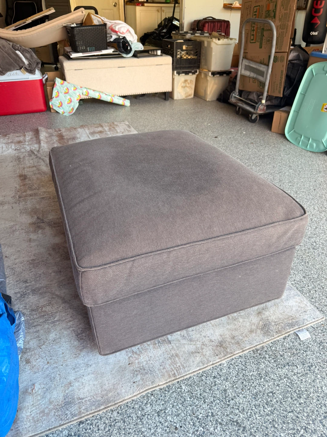 Grey Ottoman - photo 2