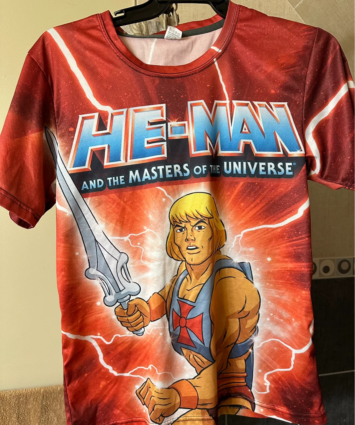 Masters of the Universe He-Man Shirts (Gently Used)