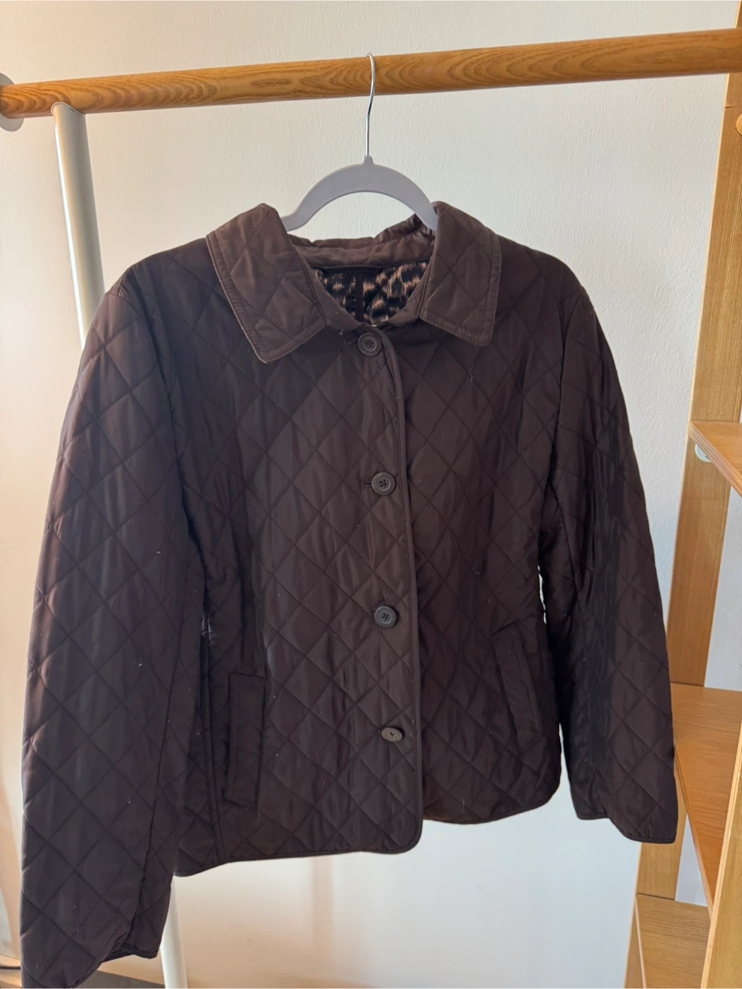 Brown Quilted Jacket