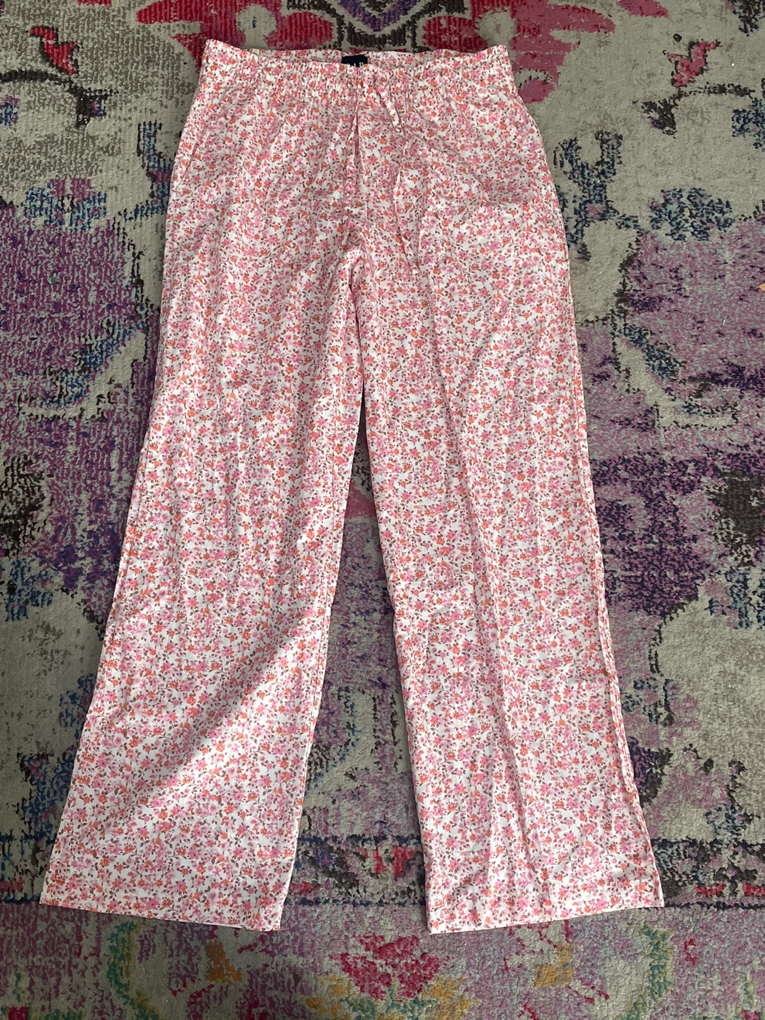 Gap Floral Wide Leg Pants Size S/P