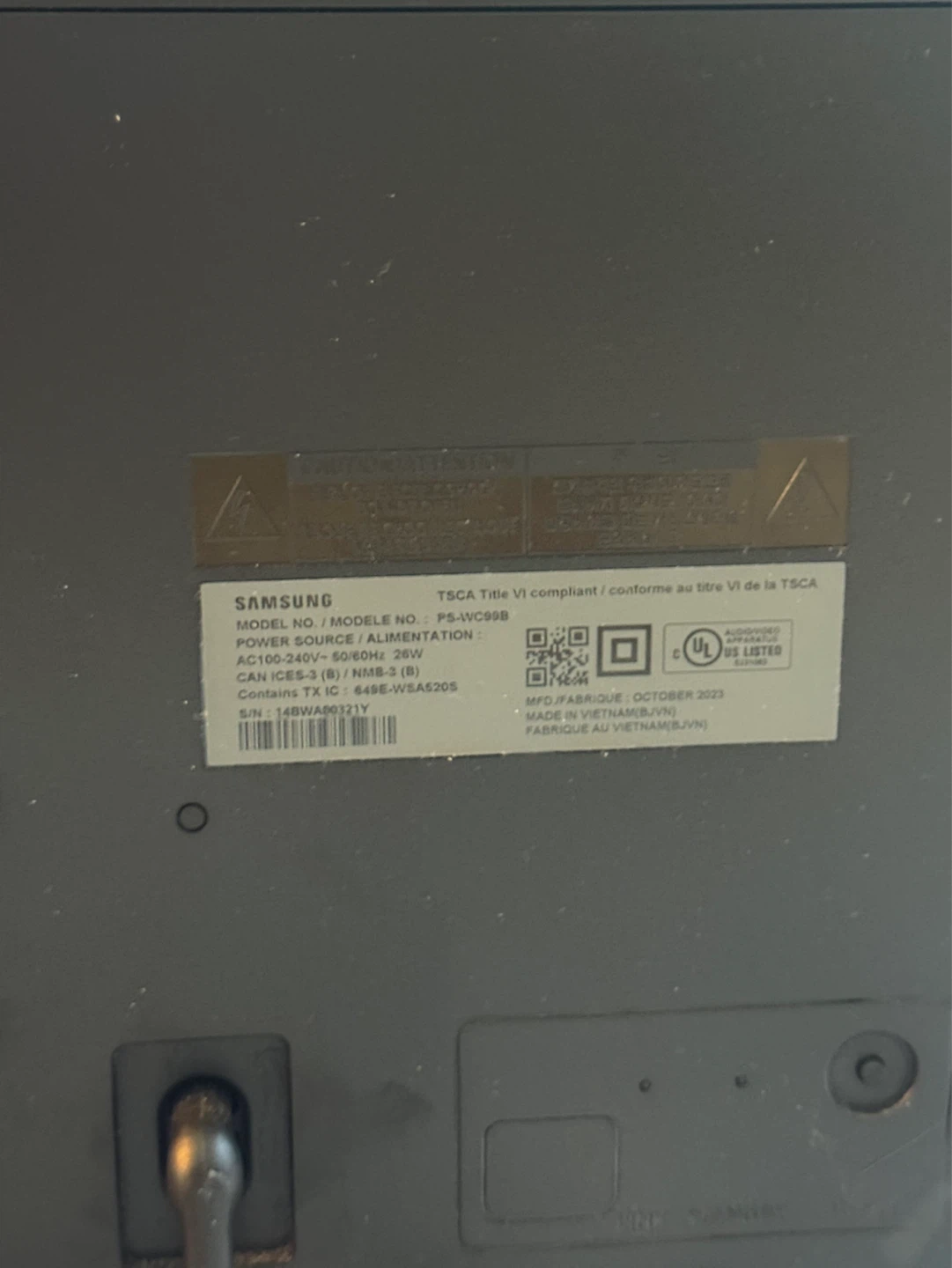 Samsung subwoofer and soundbar - photo 5