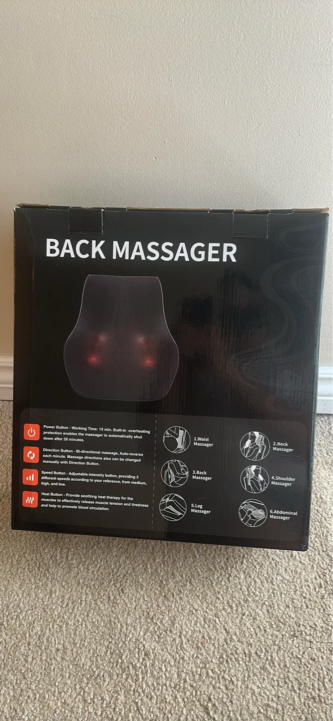 Car Back Massager with Heat