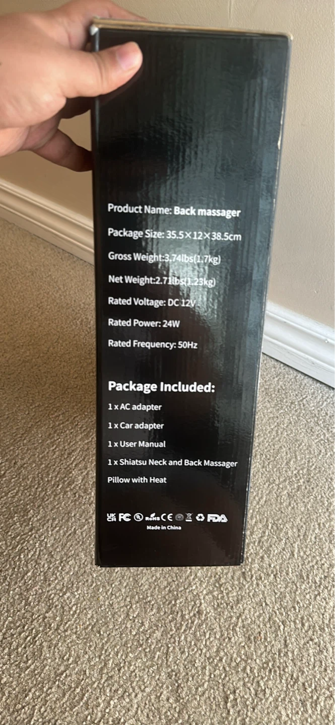 Car Back Massager with Heat - photo 2