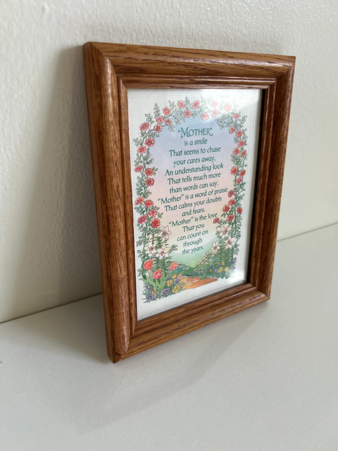 Framed "Mother" Poem Print - photo 2