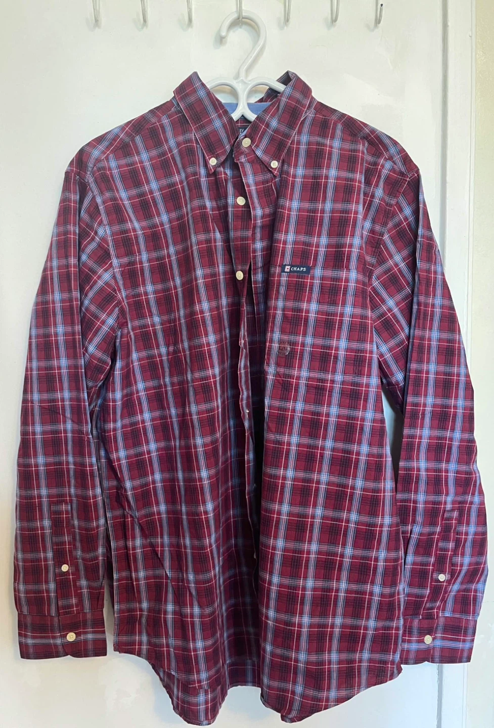 Chaps Plaid Button up Shirt
