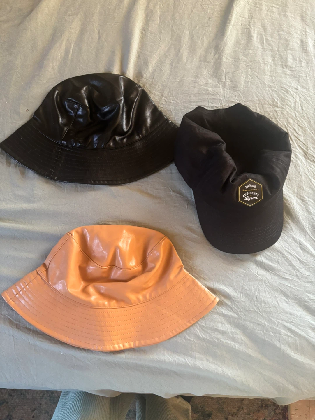Jack Daniel's Tennessee Honey Art-Beats Lyrics Baseball Cap - photo 3