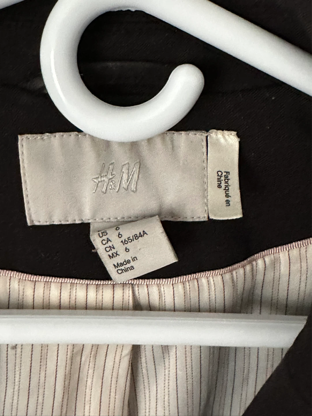 H&M black blazer size 6 - photo 2